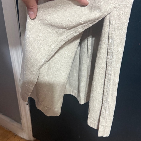 Freeport Studio Vintage Linen Blend Sleeveless Maxi Dress w/ Pockets  Size: 14 - Picture 6 of 6